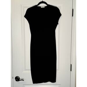 Stella Luce Black Knit Tube Midi Dress S